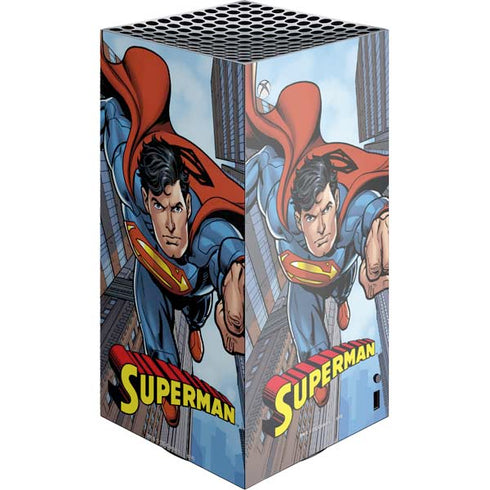 DC Comics Superman Flying Pose XBox Series X Digital Edition Console Skin